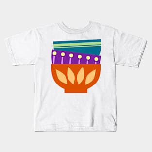 Bright Ramen Bowls Kids T-Shirt